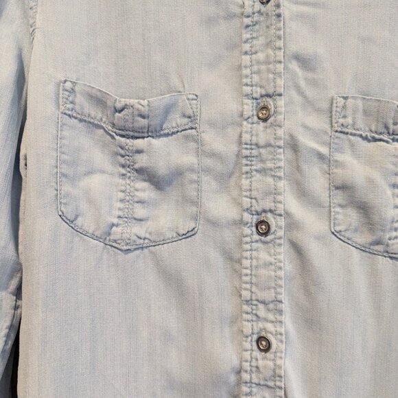 Banana Republic * Denim Button-Up Top * Women’s Size Small - Picture 2 of 6
